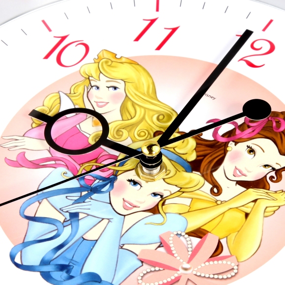Disney/迪士尼公主可爱卡通儿童静音挂钟(8寸)C4007PC迪士尼公主 - 8寸 - 挂钟 - 钟 - TIME100/时光一百 品牌名表,定制手表,礼品表,全国包邮,7天包退,30天包换,1年保修,24小时闪电发货,100%官网正品