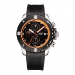 100米防水 时尚多功能硅胶石英男表W70106G